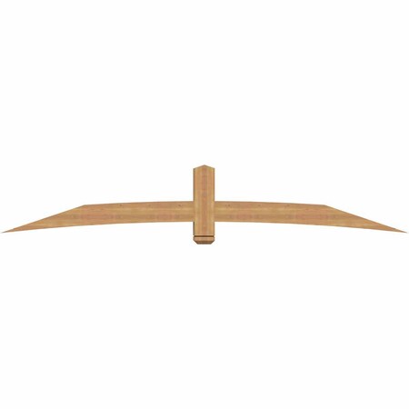 Ekena Millwork Bellingham Timber Gable Bracket, Western Red Cedar, 108"W x 18"H x 5 1/2"D x 5 1/2"F, 4/12 Pitch GBW108X18X0606BEL00SWR
